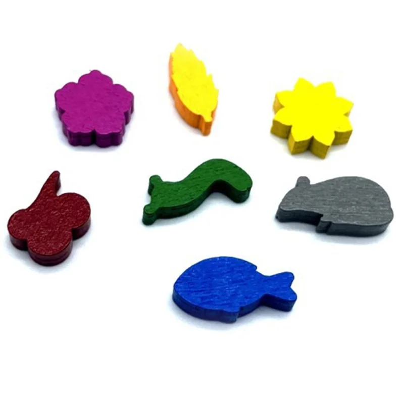 Board Game Catan - 10 stks/set Mini Houten Kleur Mark