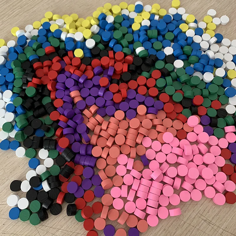 100 stuks 9 kleuren houten spe - Board Game Catan recensie en prijs